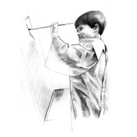 boy, pencil study