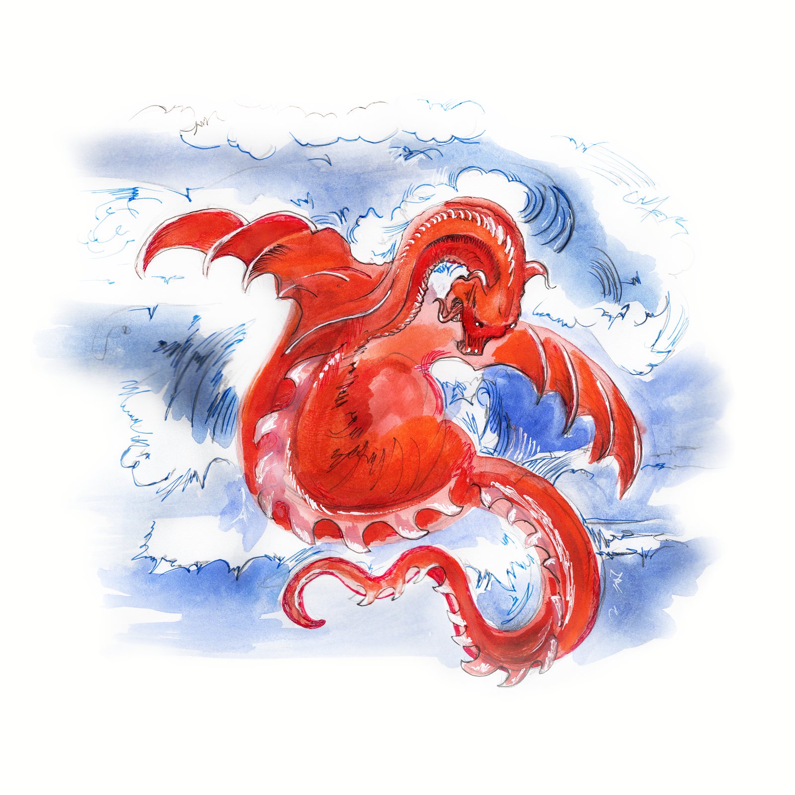 Artwork by Gina Mikel: Sea Scorpion