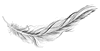 feather watercolor