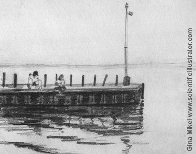 fishing, Lake Michigan