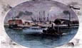 George Goodwin Kilburne - Washington Navy Yard from Potomac