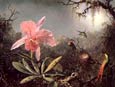 Martin Johnson Heade - Cattleya Orchid and Three Brazilian Humm