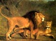 Jacques Agasse - Lion and Lioness