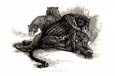 Sir Edwin Henry Landseer - 4 Leopards Seated